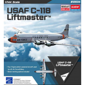 Academy Model Kit letadlo 12634 - USAF C-118 Liftmaster (1:144)