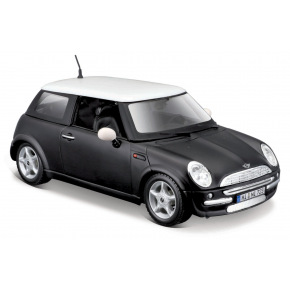 Maisto - MINI COOPER, matně černá, 1:24