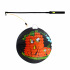 Rappa Lampion Halloween dýně 25 cm se svítící hůlkou 50 cm