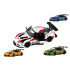 Teddies Auto Kinsmart Toyota GR Supra Racing kov 13cm na spätné natiahnutie 4 farby 