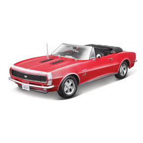 Maisto - 1967 Chevrolet Camaro SS 396 Convertible, červená, 1:18