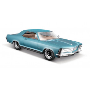 Maisto - 1965 Buick Riviera, metal modrý, 1:26