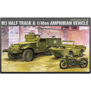 Academy Model Kit military 13408 - M3 U.S HALF TRACK (1:72)