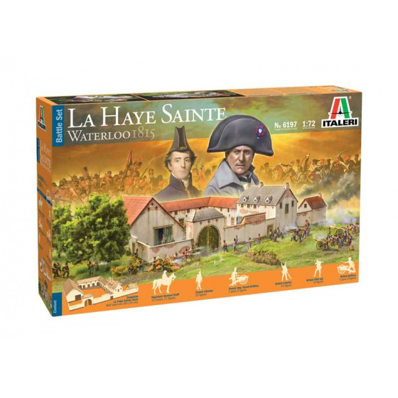 Italeri Model Kit diorama 6197 - Waterloo 1815: La Haye Sainte (1:72)