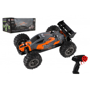 Teddies Auto RC Buggy rýchlostný 2,4 GHz plast 25cm na batérie oranžové v krabici 31x14x18cm