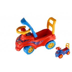 Teddies Odrážedlo auto plast 68x46x29cm 2 barvy v sáčku od 12 do 35 měsíců