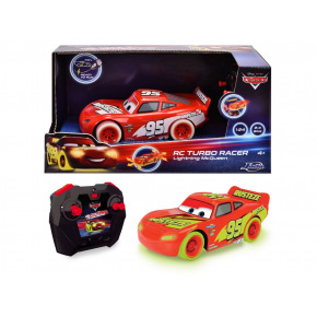 Dickie RC Cars Lightning McQueen Turbo Glow Racers 1:24, 2kan