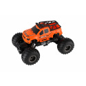 Teddies Auto RC pick up Off road terénní plast 23cm 2,4GHZ na baterie se světlem oranžový v krab. 30x15x19cm