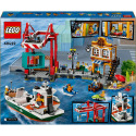 LEGO City 60422 Port z łodzią towarową