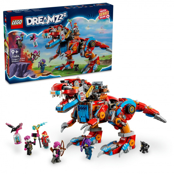 LEGO DREAMZzz™ 71484 Cooper a jeho robotický dinosaurus C-rex