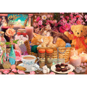 Trefl Puzzle Premium Plus - Tea Time: All the Pretty Things 1000 elementów 68,3x48 cm w pudełku 40x27x6 cm