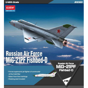 Academy Model Kit letadlo 12320 - Russian Air Force MiG-21PF Fishbed-D (1:48)