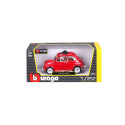 Bburago 1:24 Fiat 500L (1968) Red