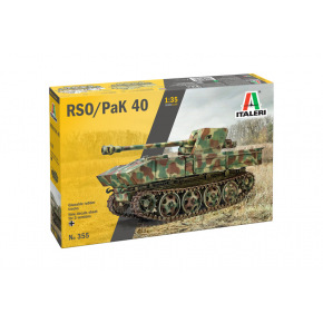 Italeri Model Kit military 0355 - 7,5 cm RSO with PAK40 (1:35)