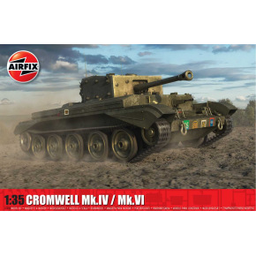 Airfix Classic Kit military A1384 - Cruiser Mk.VIII A27M Cromwell Mk.IV / Mk.VI (1:35)