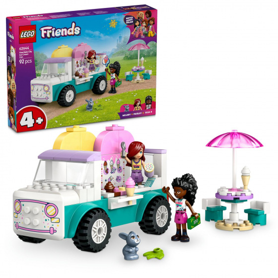 LEGO Friends 42644 Zmrzlinářské auto v městečku Heartlake