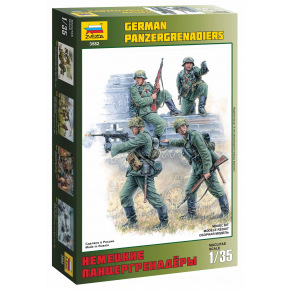 Zvezda Model Kit figurky 3582 - German Panzergrenadiers (1:35)