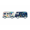 Teddies Bus universe plastik 13cm na kole zamachowym 2 kolory