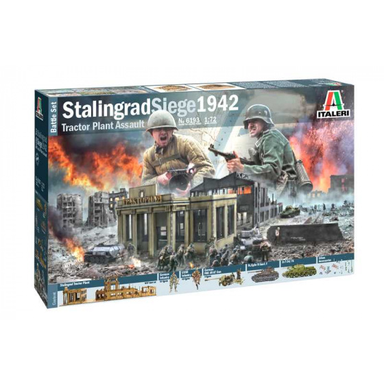 Italeri Model Kit diorama 6193 - STALINGRAD SIEGE 1942 (1:72)