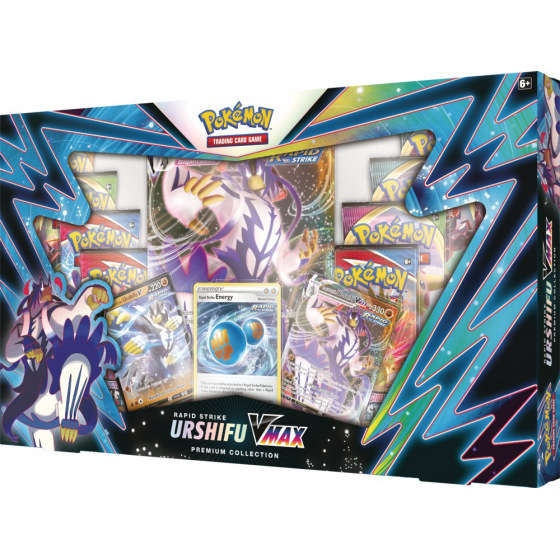 Pokémon Company Pokémon TCG: Urshifu Rapid Strike VMax Premium Box