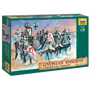 Zvezda Wargames (AoB) figurki 8016 - Livonian Knights XIII-XIV A. D. (1:72)