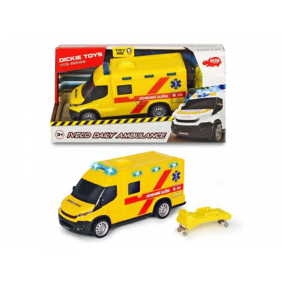 Dickie Ambulans Iveco, wersja czeska, 18 cm