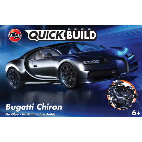 Airfix Quick Build auto J6025 - Bugatti Chiron - Black