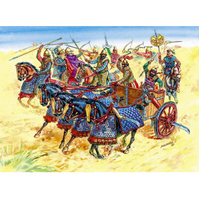 Zvezda Wargames (AoB) figurky 8008 - Persian Chariot and Cavalry (1:72)
