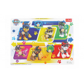 Trefl Vkládačka/Puzzle deskové obrysové dřevěné Tlapková patrola/Paw Patrol ve fólii 30x22cm 18m+