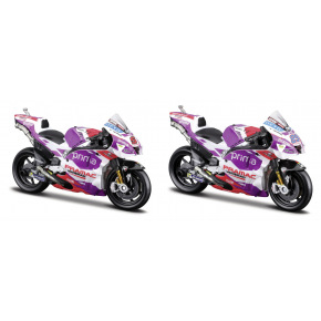 Maisto - Motocykl, Ducati Pramac racing 2022 (#5 JOHANN ZARCO,#89 JORGE MARTIN), assort, 1:18