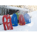 ROLLYTOYS Snow Max bobslej - czerwony