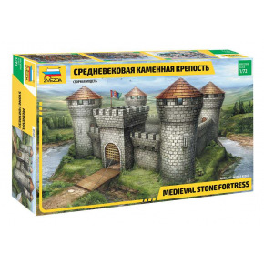 Zvezda Model Kit diorama 8510 - Medieval Stone Fortress (RR) (1:72)