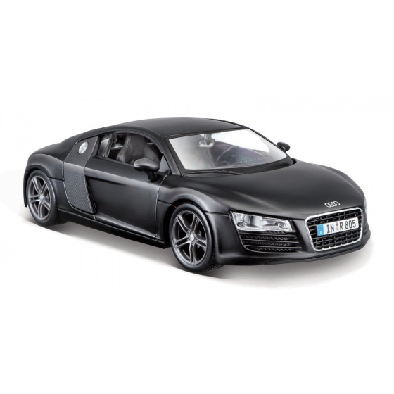 Maisto - Audi R8, czarny matowy, 1:24