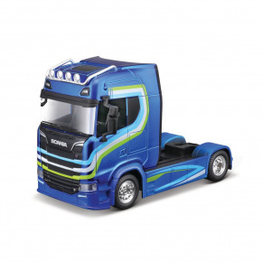 Bburago ORBICO Bburago 1:43 Haulers Custom Cabs Scania 770S Niebieski