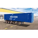 Italeri Model Kit truck 3951 - 40’ Container Trailer (1:24)