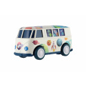 Teddies Bus universe plastik 13cm na kole zamachowym 2 kolory