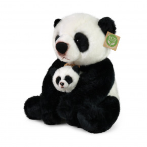 Rappa Pluszowa panda z młodym 27 cm ECO-FRIENDLY