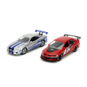 Jada Rychle a zběsile Twin Pack 2006 Mitsubishi Lancer Evo IX + Brianův 2002 Nissan Skyline GTR R34, 1:32 Wave 4/2