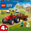 LEGO City 60461 Červený traktor s přívěsem a ovcemi