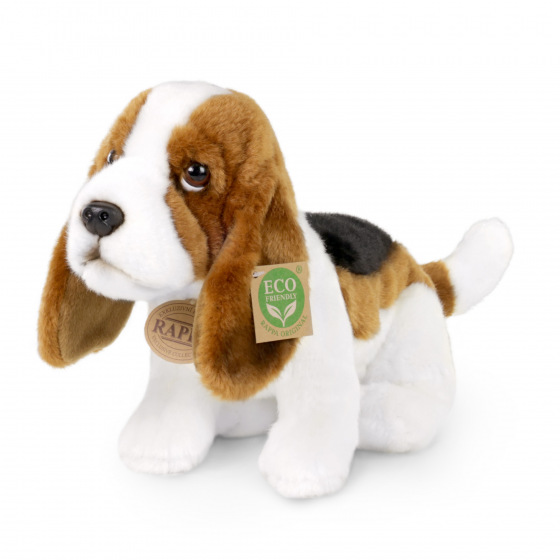 Rappa Pluszowy basset 27 cm ECO-FRIENDLY