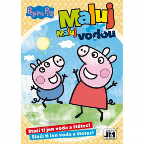 Jiri Models Omalovánka A5 Maluj vodou Prasátko Peppa