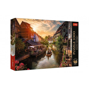 Trefl Puzzle Premium Plus - Foto Odyseja:Mała Wenecja w Colmar, Francja 1000 elementów 68,3x48cm w pudełku 40x27