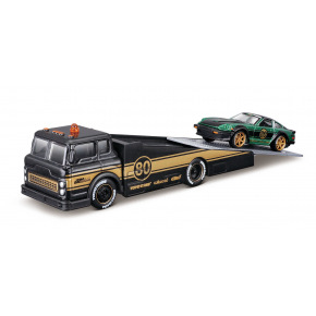 Maisto - Design Elite Transport, Missile Tow Flatbed + 1987 Buick Regal T-Type, 1:64