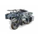 Italeri Model Kit military 7406 - Zundapp KS 750 with sidecar (1:9)