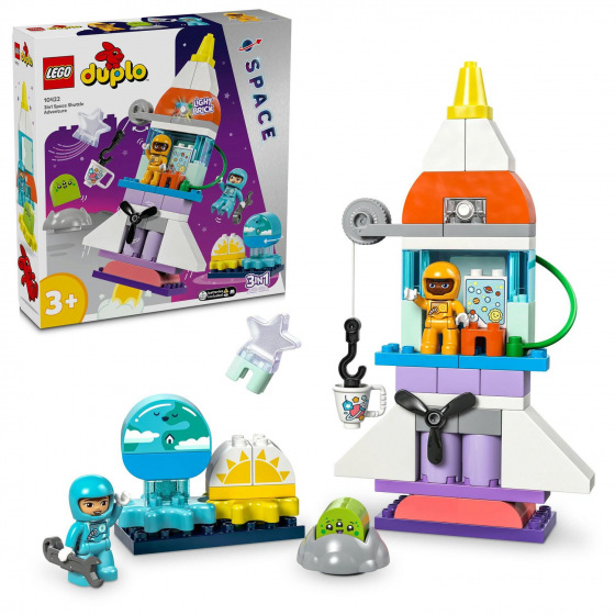 LEGO DUPLO® 10422 Przygoda z promem kosmicznym 3 w 1