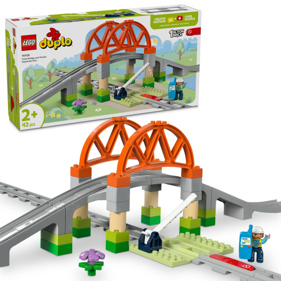 LEGO Duplo 10426 Železniční most a koleje – rozšiřující sada