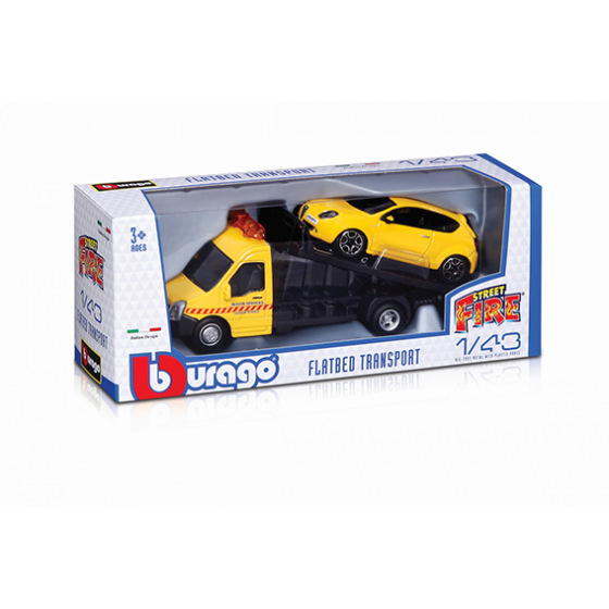 Bburago Auto Bburago 1:43 STREET FIRE FLATBED ASSORT