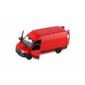 Teddies Auto/dodávka Kinsmart Mercedes-Benz Sprinter 1:48 kov/plast 12,5cm na zpětné nat. 4barvy