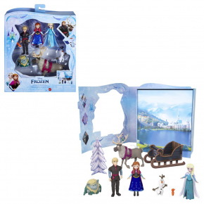 Mattel FROZEN POHÁDKOVÝ PŘÍBĚH MALÉ PANENKY ANNA A ELSA S KAMARÁDY