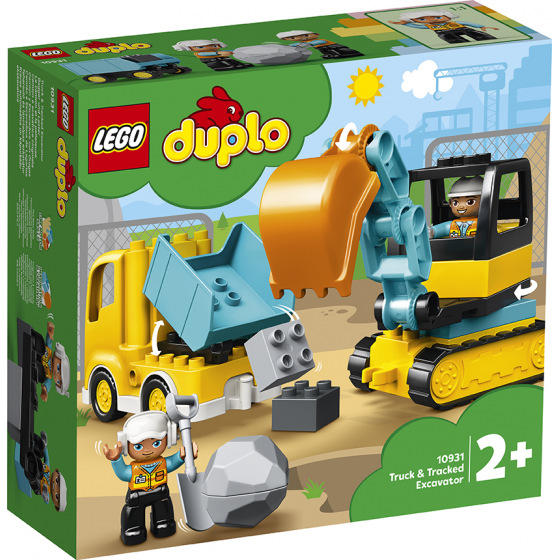 LEGO Duplo 10931 Ciężarówka i koparka gąsienicowa